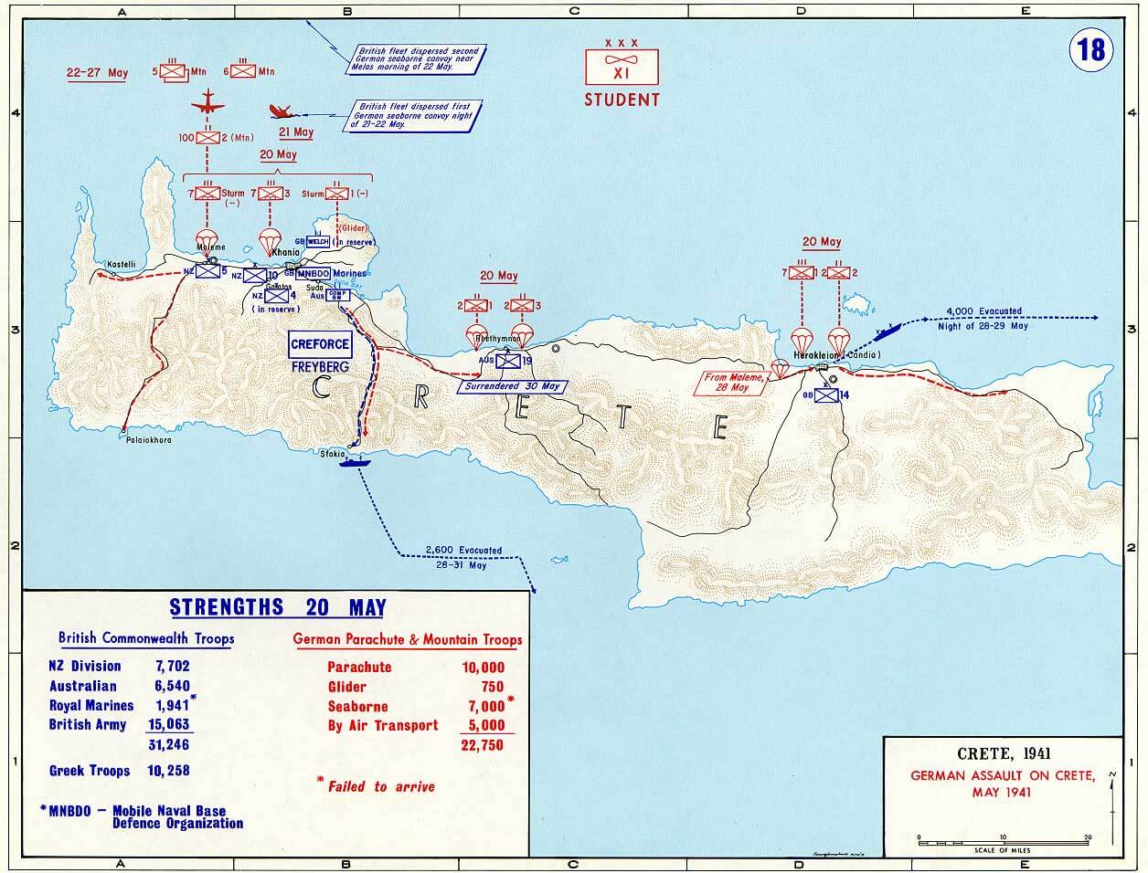Le 20 mai 1941 – Opération Merkur : Les paras allemands sautent sur la Crète . German_assault_on_Crete